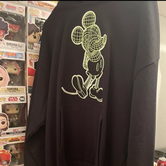 *RARE* FaZe Clan X Disney Hoodie Mickey Mouse “On the Grid” Size LARGE - Picture 1 of 5